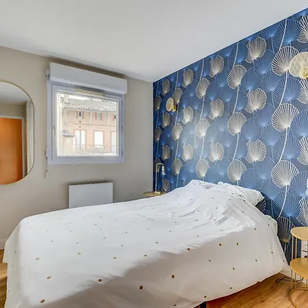 Toulouzen - St-sernin - Capitole - 2-bdr 60m2, Terrace, Free Car Park - T3 60m2, Terrasse, Parking Prive Gratuit 公寓 圖盧茲