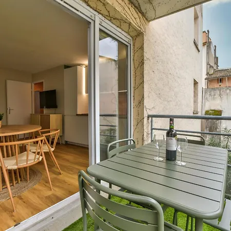 Toulouzen - St-sernin - Capitole - 2-bdr 60m2, Terrace, Free Car Park - T3 60m2, Terrasse, Parking Prive Gratuit شقة تولوز