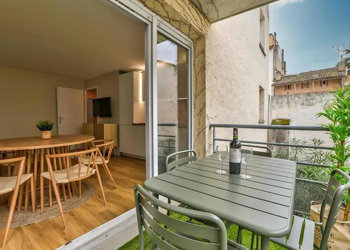 Toulouzen - St-sernin - Capitole - 2-bdr 60m2, Terrace, Free Car Park - T3 60m2, Terrasse, Parking Prive Gratuit Apartman Toulouse